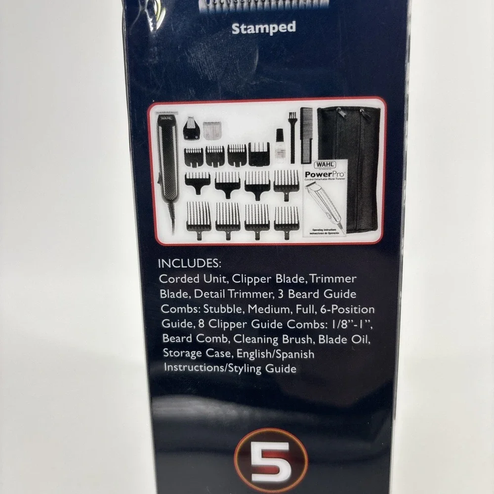 Wahl Power Pro Clipper Trimmer and Detailer 20 Piece Corded Hair Beard Haircut